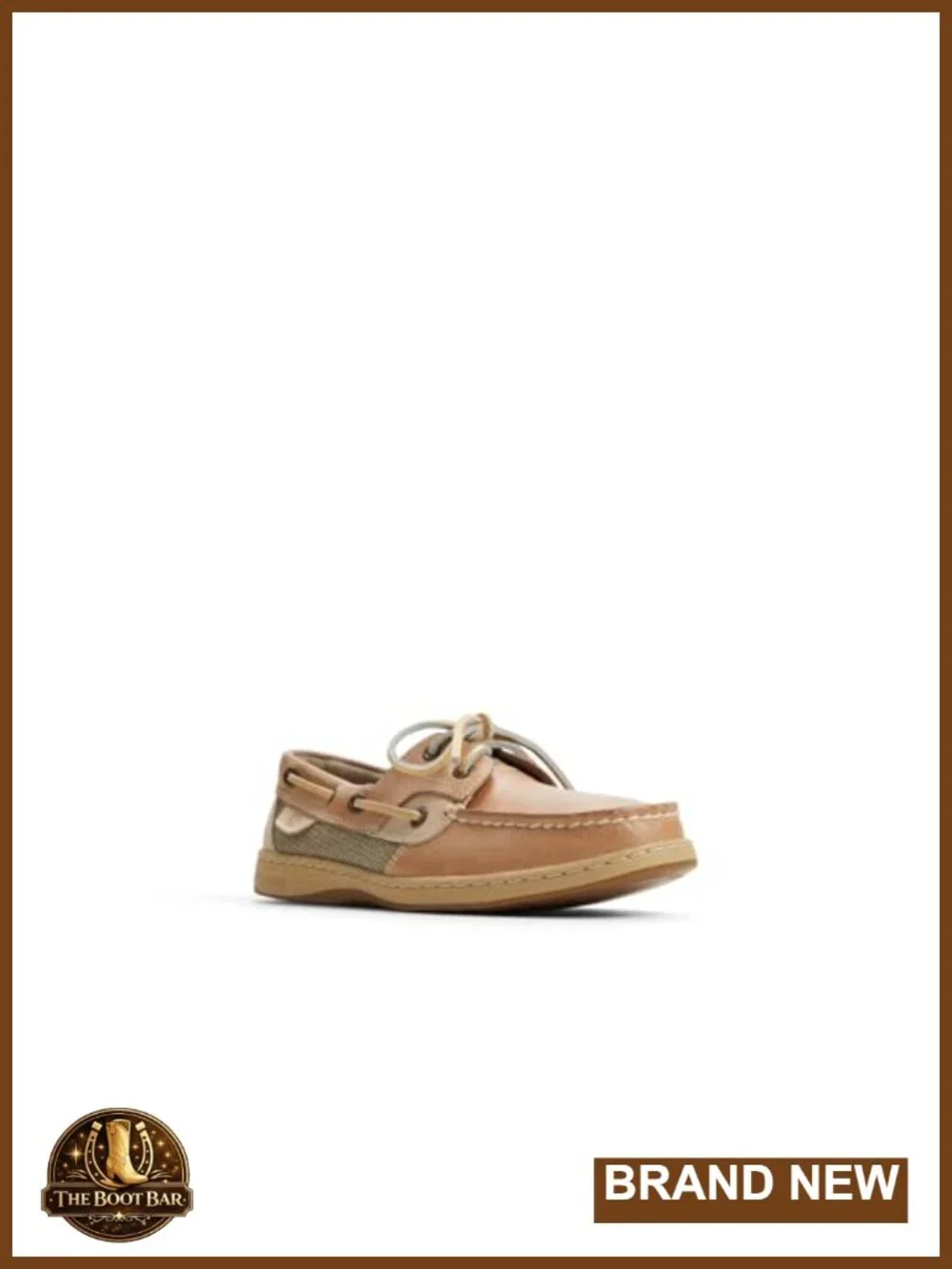 Women's Leather Boat Shoes with Memory Foam, Lace-Up Style